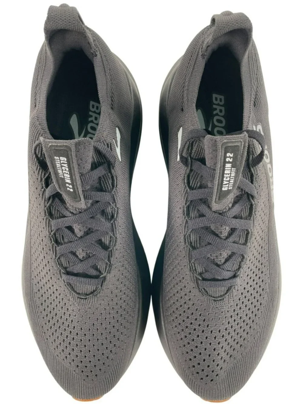Brooks Glycerin StealthFit 22 Black Running Athletic Shoes Men's Sz 11.5 NEW